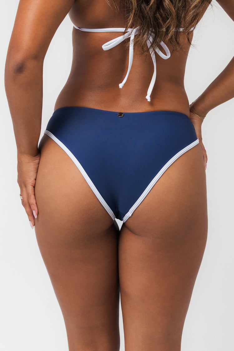 Hard Line Sophie Brief Bikini Bottom True Navy