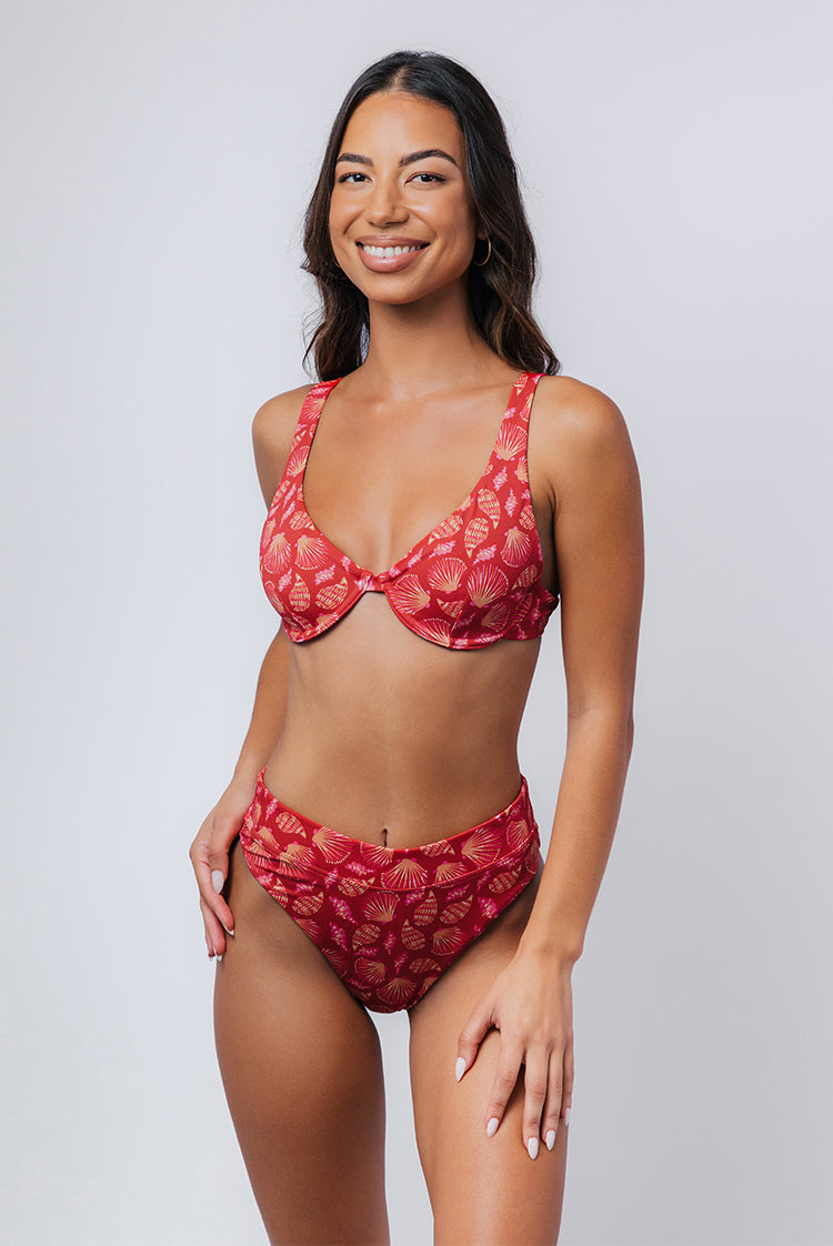 Seashell Summer Jenna Underwire Bikini Top
