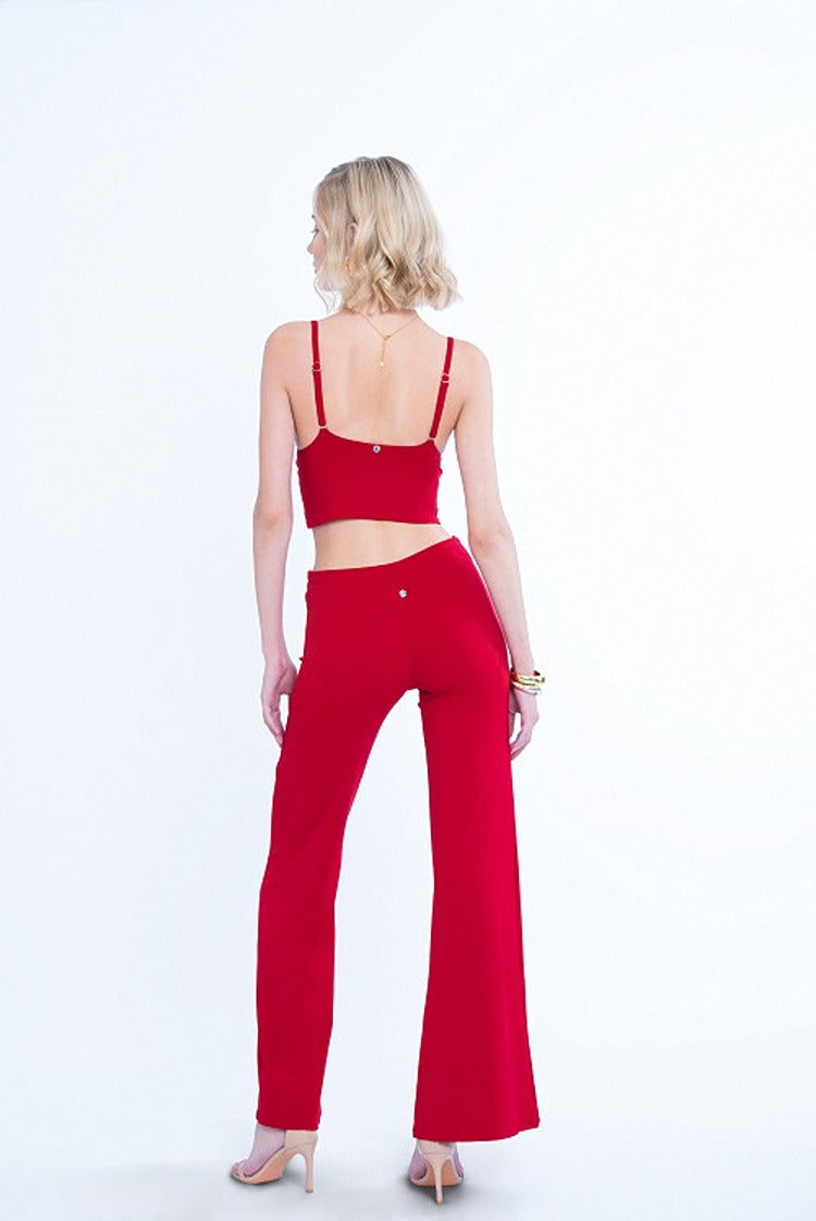 Vivian Pants Deep Red