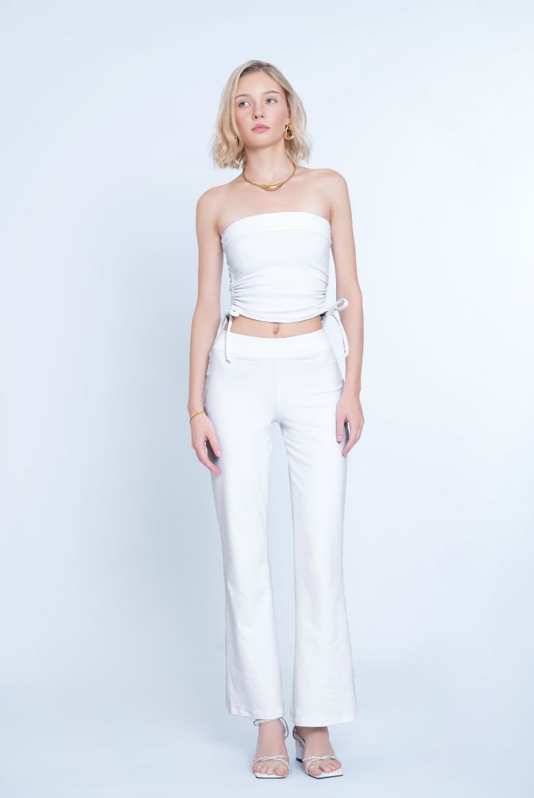 Silvia Pants White