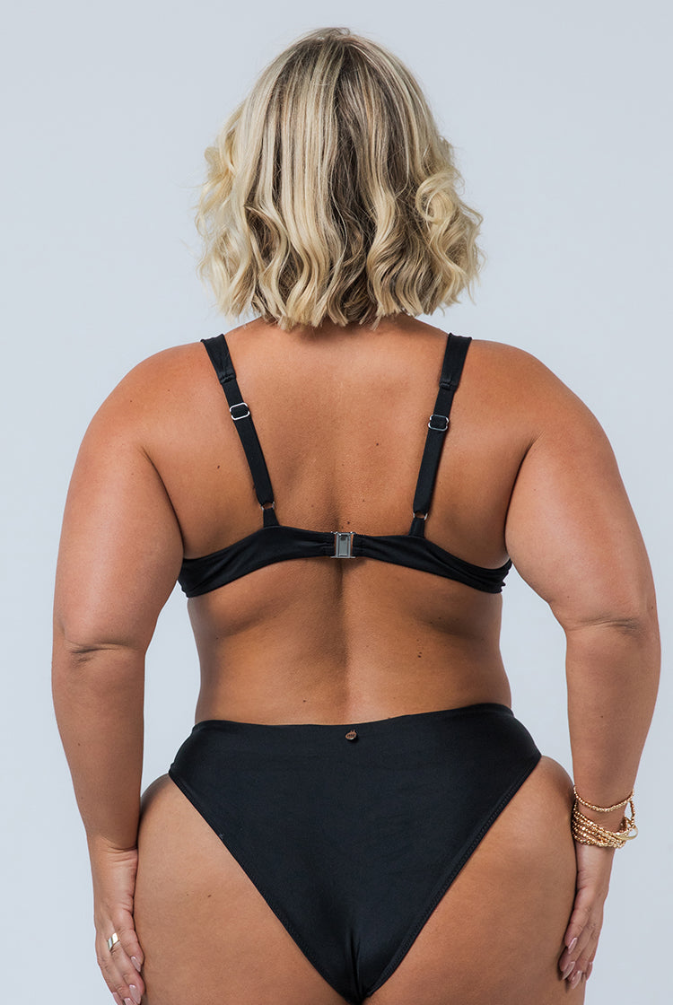 Wicked Black Sophie Brief Bikini Bottom