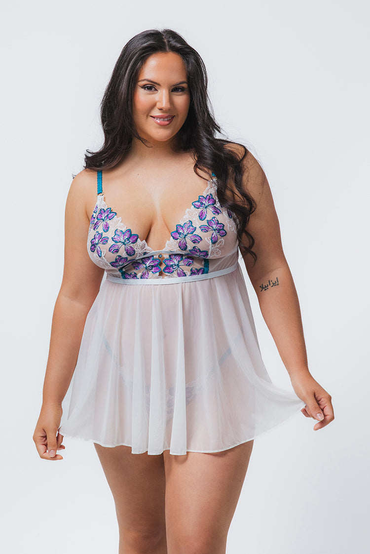 Flores Baby Doll Slip