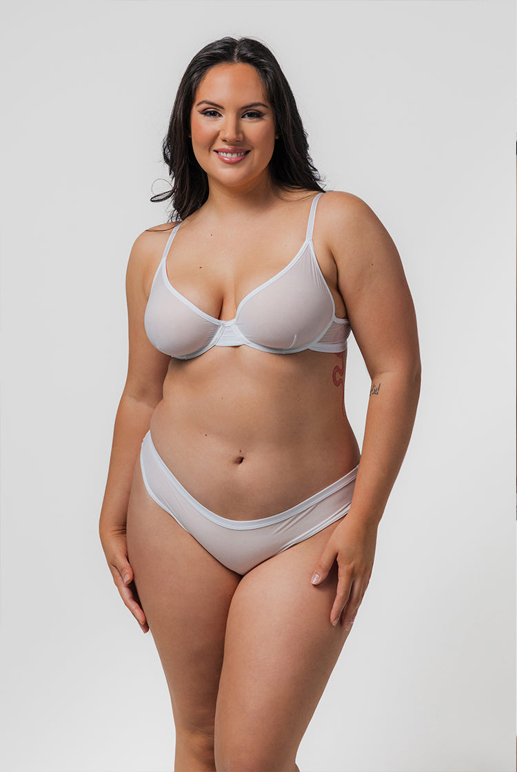 Just Enough Avery Underwire Bra White