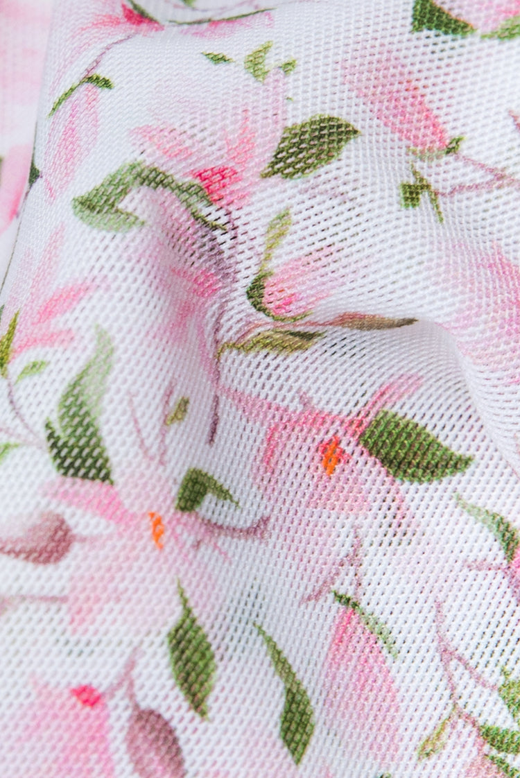 Paradise Mesh Garter Belt