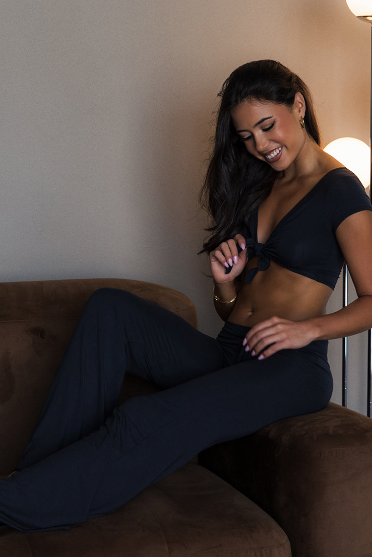 Wind Down Tie Up Pants