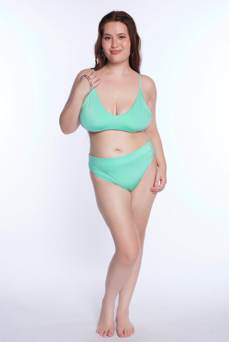 Beach Glass Shimmer Olivia Cheeky Bikini Bottom