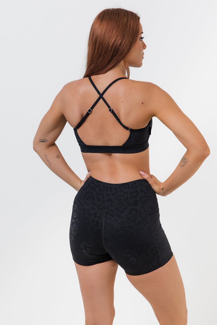 Power Play Coco Sports Bra Black Panther