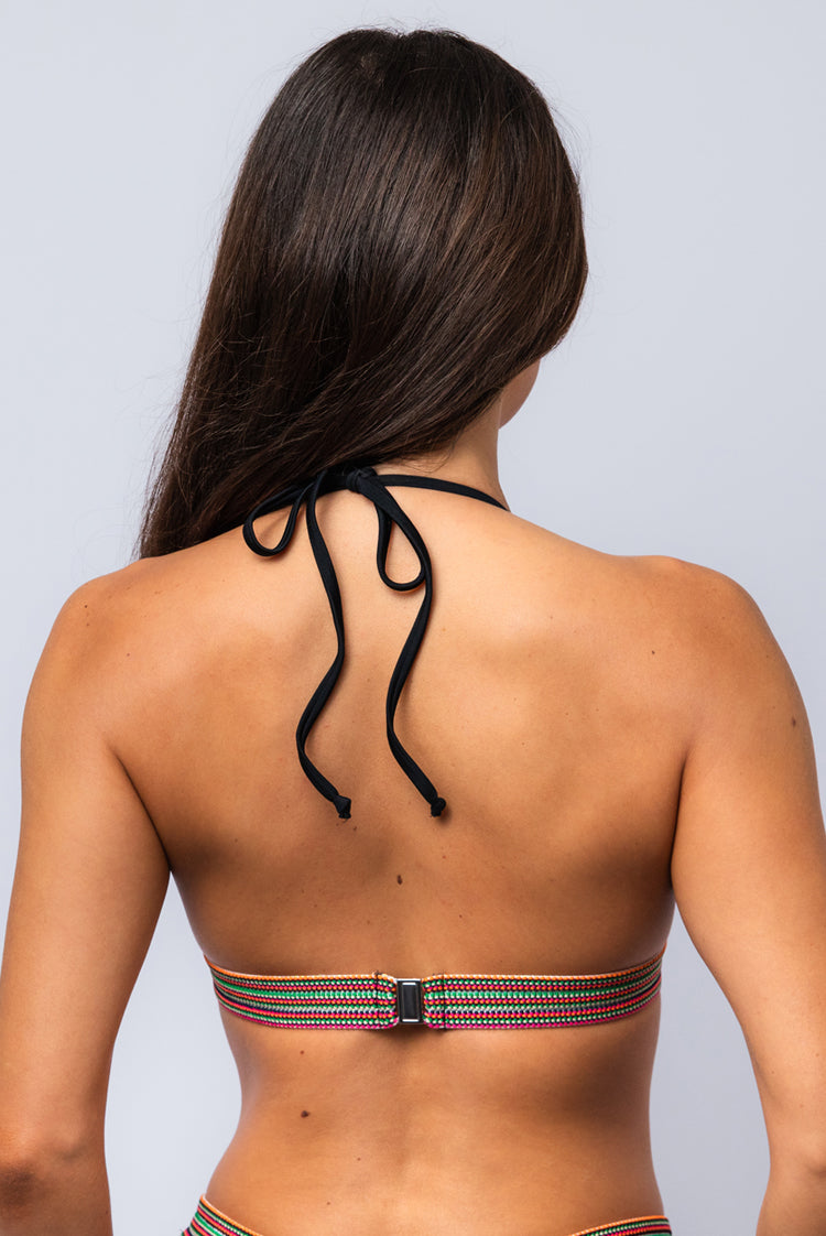 Endless Horizon Katie Triangle Bikini Top Black