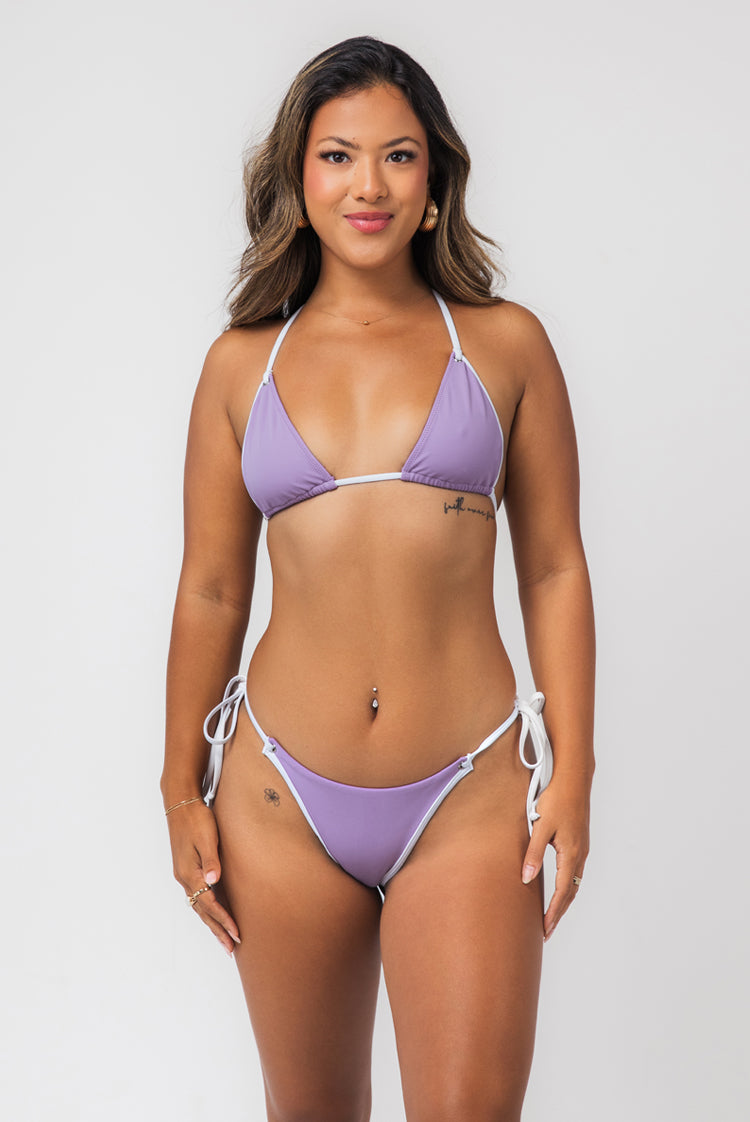 Hard Line Michelle Thong Bikini Bottom Pale Orchid