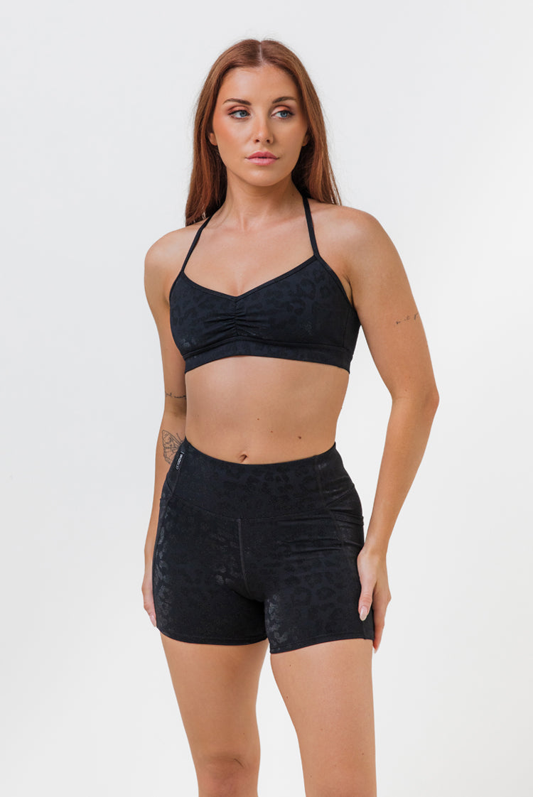 Power Play Coco Sports Bra Black Panther