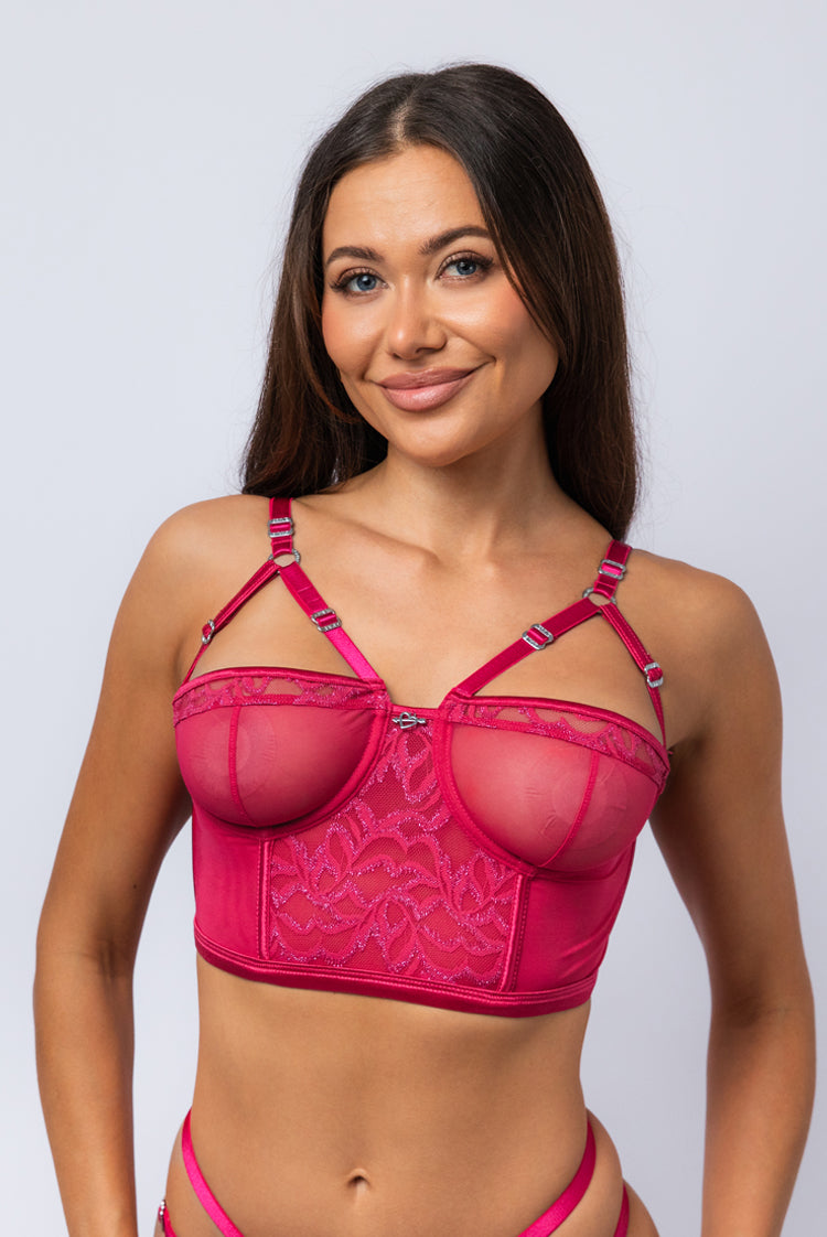 Fatal Attraction Justina Bustier Red
