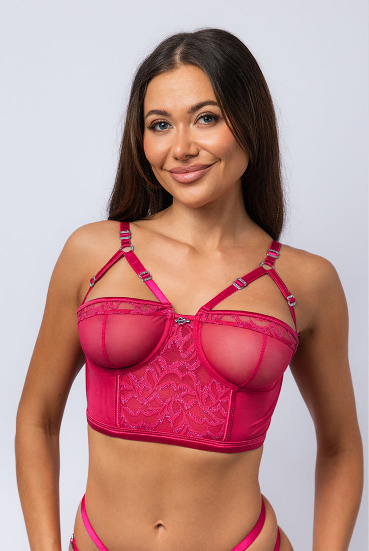 Fatal Attraction Justina Bustier Red