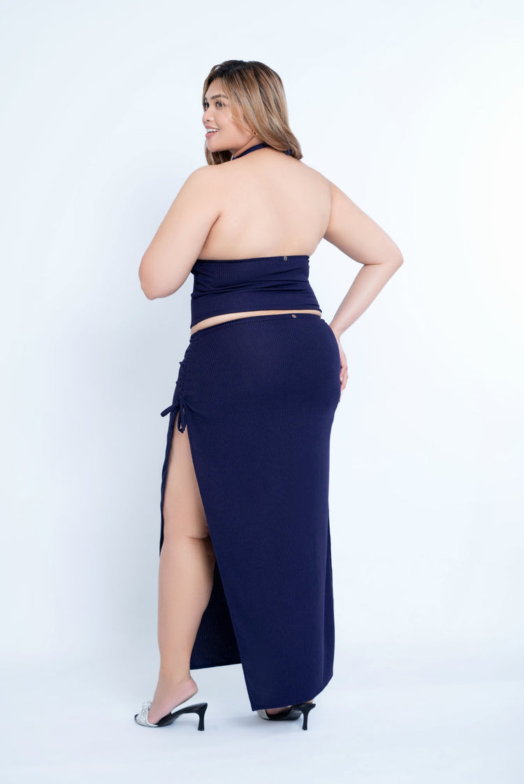 Chelsea Halter Top Navy