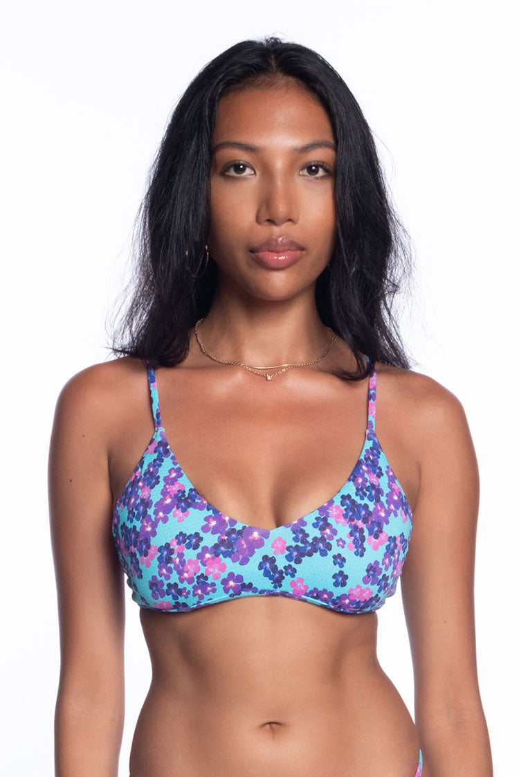 Lagoon Bloom Tanya Crop Bikini Top