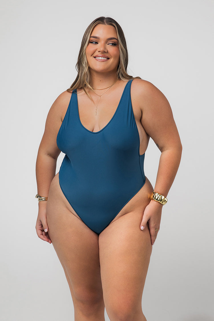 Obviously Iconic Swim Marilyn Thong One Piece Swimsuit