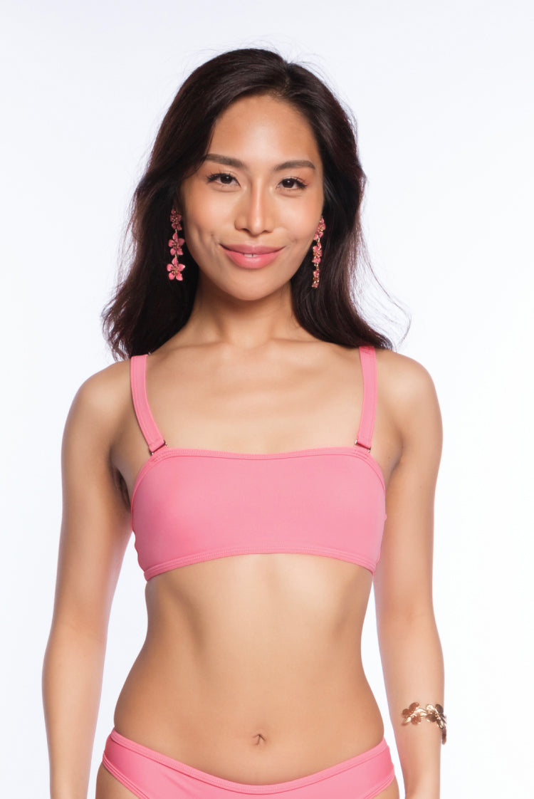 Pink Salt Melanie Bandeau Bikini Top