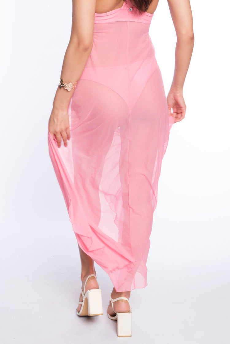 Sea Breeze Dione Kaftan Pink Salt