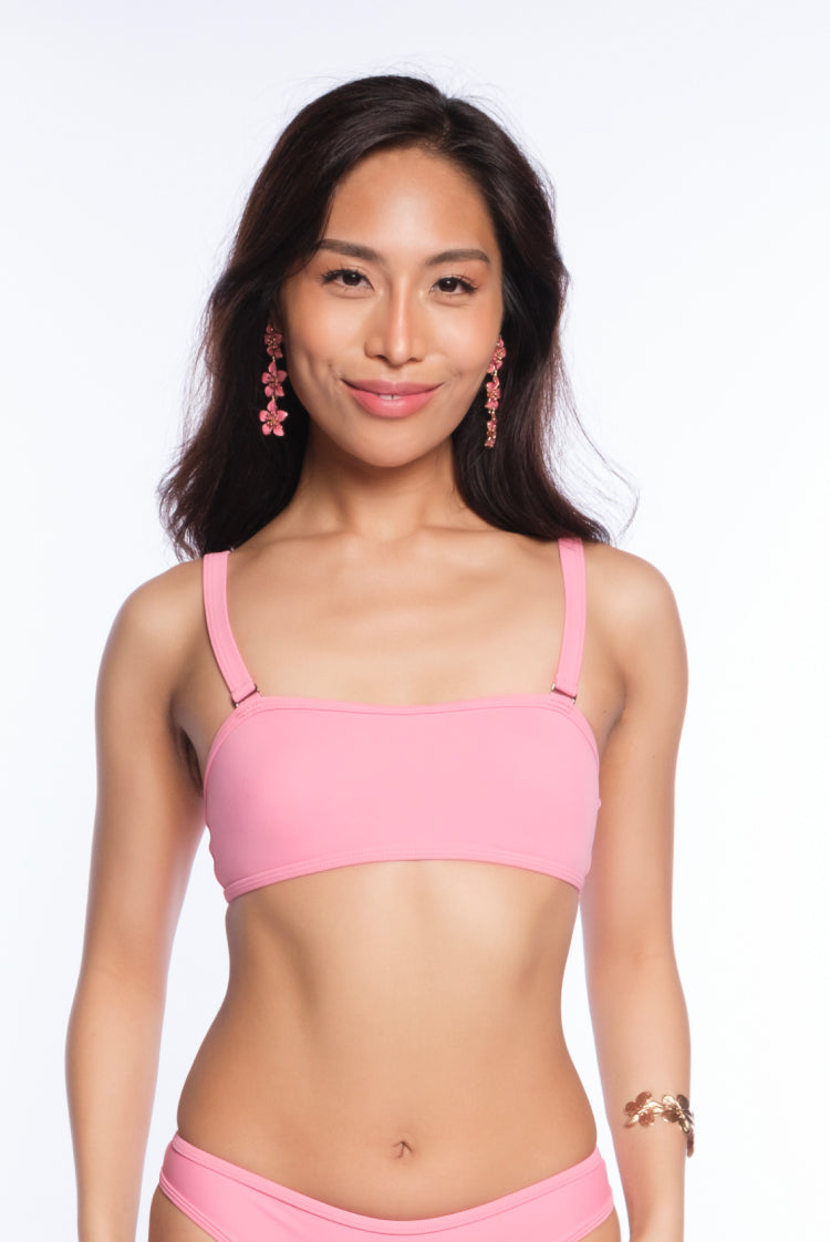 Pink Salt Melanie Bandeau Bikini Top
