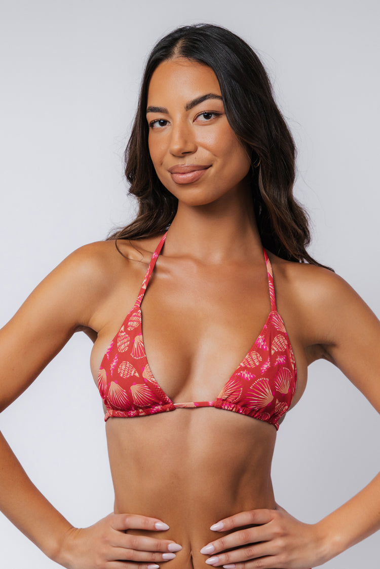 Seashell Summer Katie Triangle Bikini Top